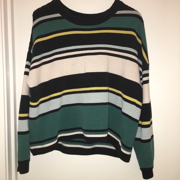 Cute and colourful stripped ribbed sweater - Picture 3 of 4